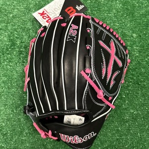 Wilson A2K 12" B23 Pitchers Baseball Glove Right Handed - Black Pink