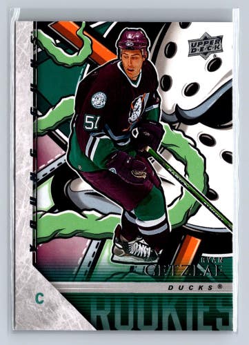 Ryan Getzlaf Mighty Ducks 2024-25 UD Series 1 Young Guns Renewed Insert #YGR-15