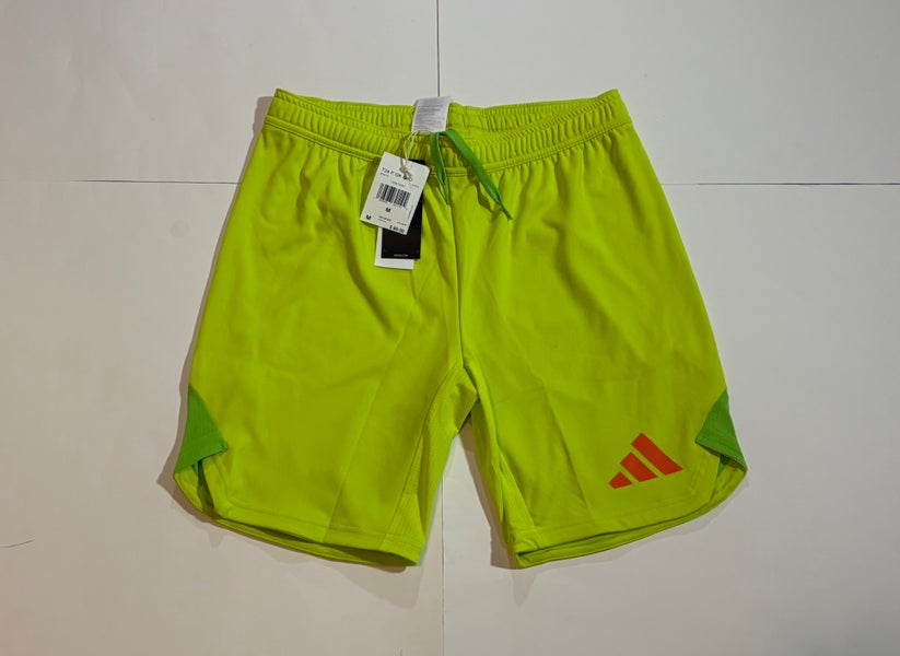ADIDAS TIRO24 PRO GK GOALKEEPER SOCCER SHORTS IK4904 Solar Yellow men’s medium M NEW NWT
