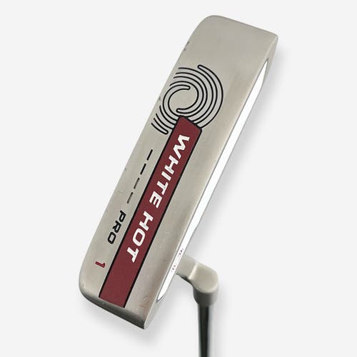 Odyssey White Hot Pro 1 Putter Right Handed Steel Shaft 34.5” W/ Headcover
