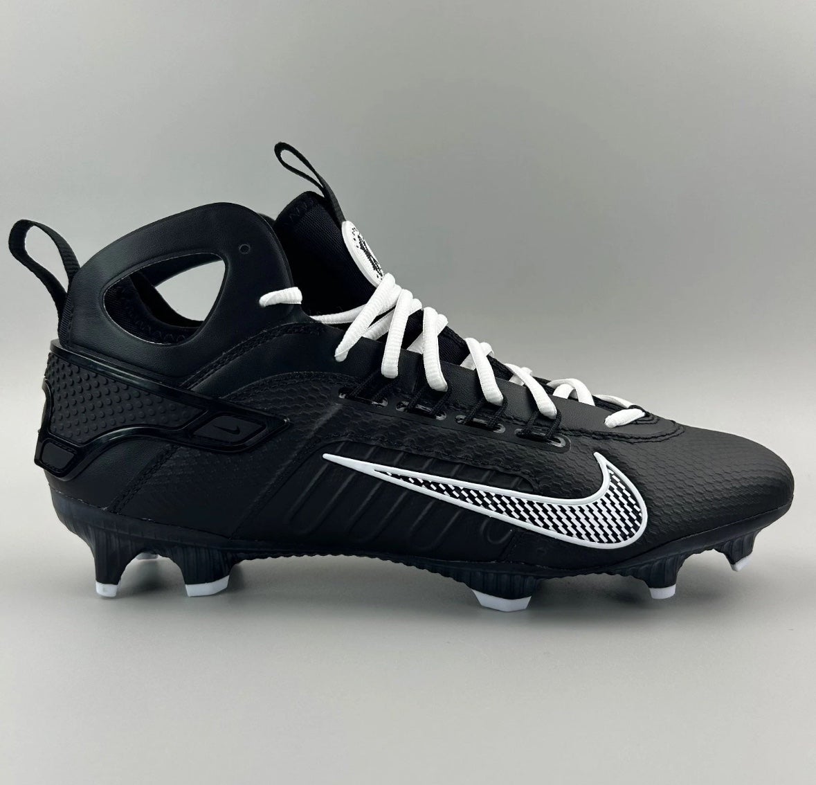 nike huarache lacrosse cleats black