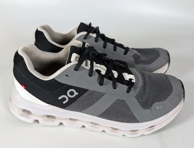 On Cloud Running Shoes Womens Size: 9 Cloudrunner 2 Grey Black Sneakers