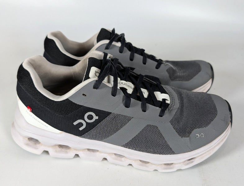 On Cloud Running Shoes Womens Size: 9 Cloudrunner 2 Grey Black Sneakers