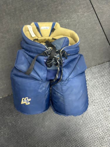 Senior Large Brian's Optik Merrimack University Hockey Goalie Pants Pro Stock (Used)