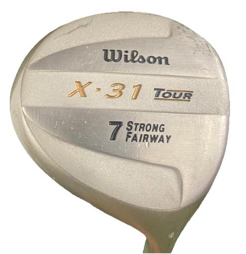 Wilson X-31 Tour Strong Fairway 7 Wood RH Ladies Graphite 41" New Grip HC Nice