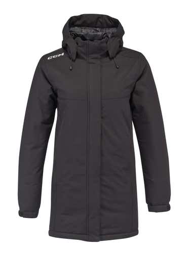 NEW CCM Womens Winter Parka, Black, XL