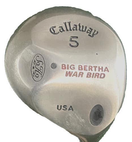 Callaway Big Bertha War Bird 5 Wood 19* RH Regular Graphite 41.5 New Mid Grip HC