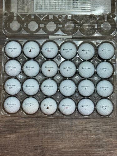 24 TaylorMade TP5 Golf Balls - 5A MINT CONDITION ONLY, Latest Model Only