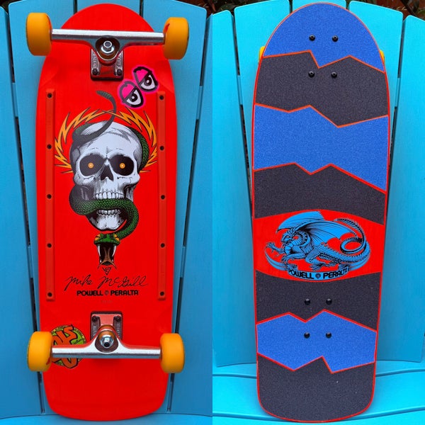 POWELL PERALTA MIKE MCGILL SKULL & SNAKE REISSUE CUSTOM COMPLETE SKATEBOARD 10”