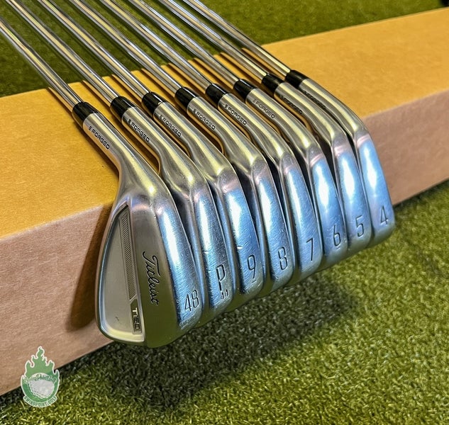 Used LH Titleist T150 Forged Irons 4-PW/48* DG S200 120g Stiff Steel Golf Set