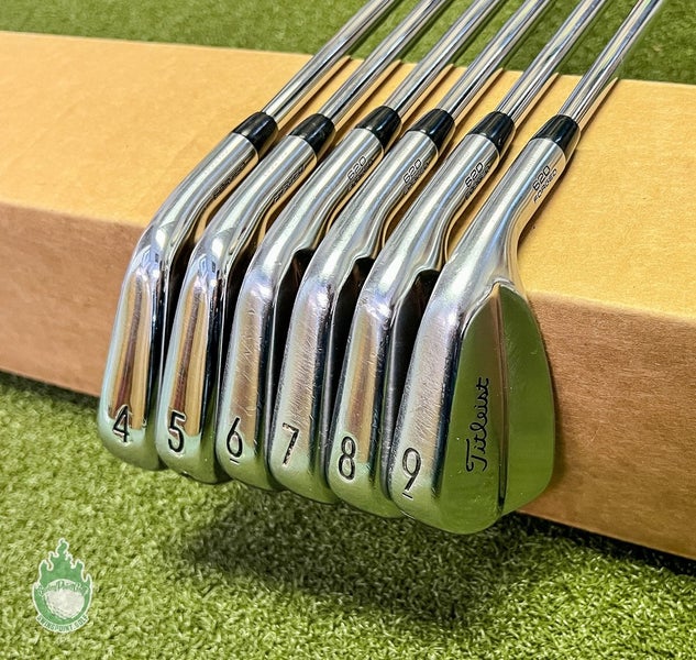 RH Titleist MB 620/T100 Forged Irons 4-9 TI X100 X-Stiff Steel Golf Set