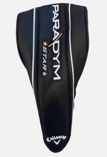 Callaway Paradym Star Driver Headcover (Black/White/Gold) Golf Cover NEW