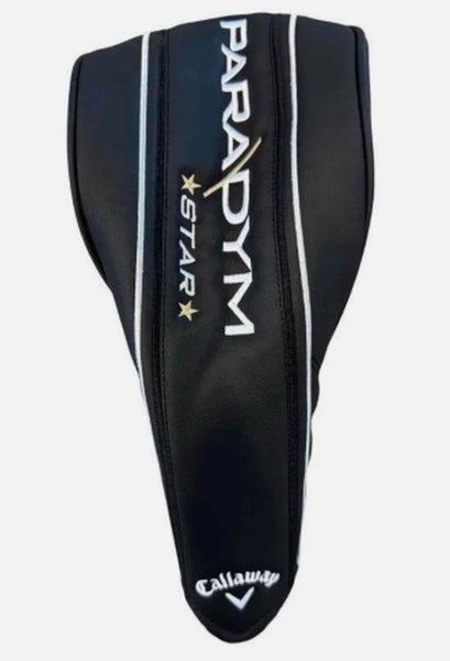 Callaway Paradym Star Driver Headcover (Black/White/Gold) Golf Cover NEW