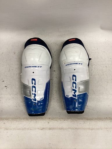 Used CCM CCM NEXT Youth Shin Guards White 8" 11851-S000038719