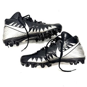 Used Nike LAX Cleats Mens Black Senior 10 11860-S000300473