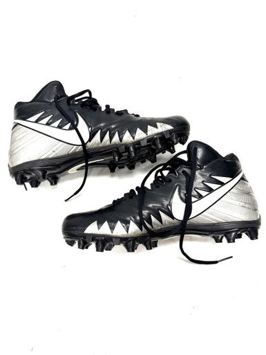 Used Nike LAX Cleats Mens Black Senior 10 11860-S000300473