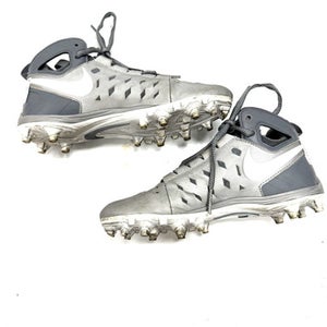 Used Nike Jr FB Cleats Grey Junior 05 11860-S000300425