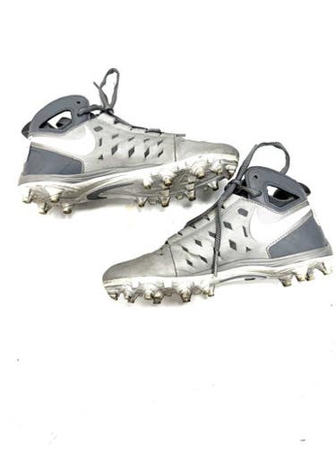 Used Nike Jr FB Cleats Grey Junior 05 11860-S000300425