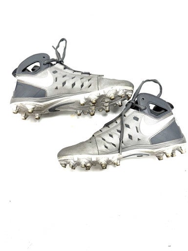 Used Nike Jr FB Cleats Grey Junior 05 11860-S000300425