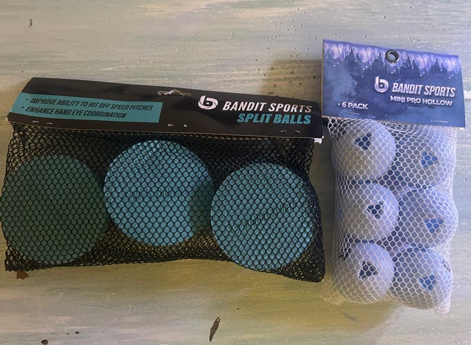 2 packs of training balls for baseball or softball