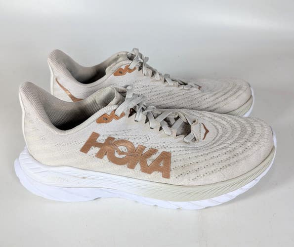 Hoka One One Womens Mach 5 1127894 WCPP Gray Running Shoes Sneakers Size 8.5 D