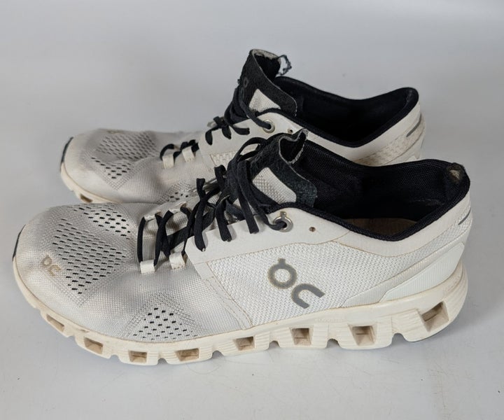 On Cloud X White Running Shoes Sneakers Women's Size 9.5