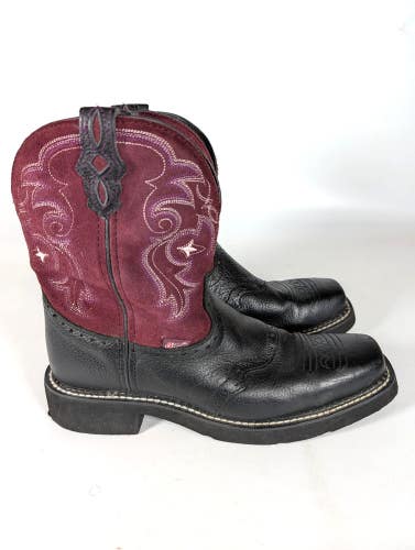 Justin Gypsy Boots Women's Size 8.5 B Roper Square Toe Western L9961 Cowgirl