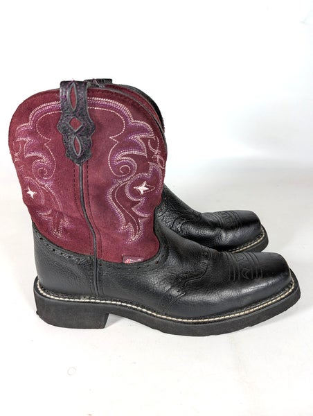Justin Gypsy Boots Women's Size 8.5 B Roper Square Toe Western L9961 Cowgirl