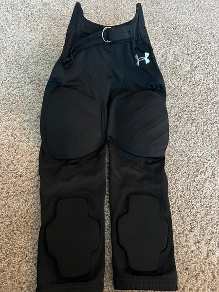 Black Youth Small Under Armour Game Pants (New)
