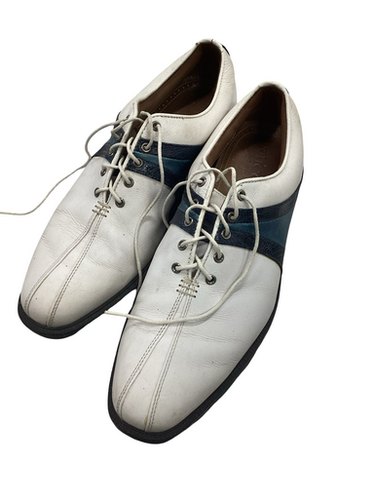 Used Foot Joy ICON Mens Golf Shoes White Senior 10 11613-S000171241