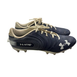 Used Under Armour Adult FB Cleats Navy Blue Senior 10 11863-S000024609