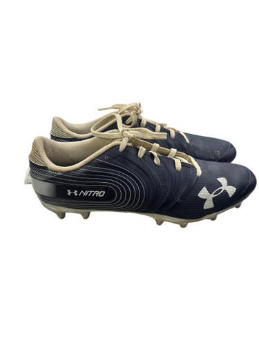 Used Under Armour Adult FB Cleats Navy Blue Senior 10 11863-S000024609