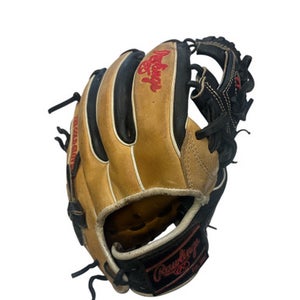 Used Rawlings HEART OF HIDE BB/SB Glove RH Throw Black 11 1/2" 11863-S000024586