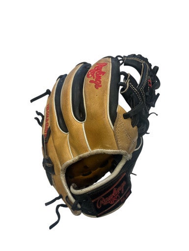 Used Rawlings HEART OF HIDE BB/SB Glove RH Throw Black 11 1/2" 11863-S000024586