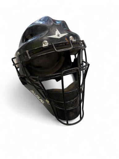 Used All Star CATCHERS HELMET Catchers Helmet w/Mask Black LG 11863-S000024575