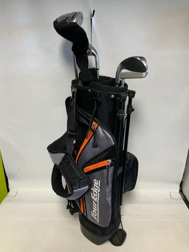 Used Tour Edge HL-J Jr Package Set RH Black/Orange/White 6 Piece 11823-S000035731