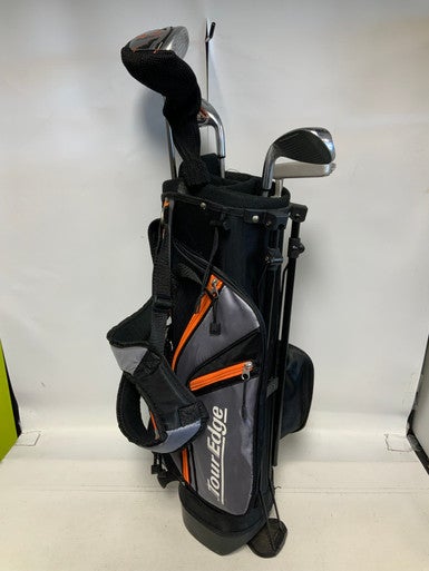 Used Tour Edge HL-J Jr Package Set RH Black/Orange/White 6 Piece 11823-S000035731