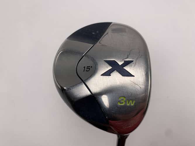 Callaway X 3 Fairway Wood 15* Senior Graphite Mens RH Midsize Grip