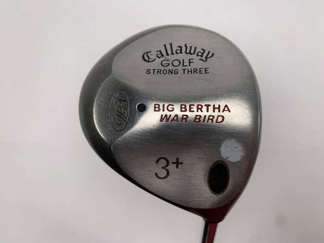 Callaway Big Bertha Warbird 3 Fairway Wood 15* True Temper Memphis "10" Mens RH