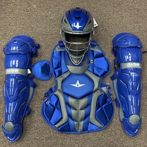All Star System 7 Axis Intermediate 13-16 Catchers Gear Set - Royal Blue