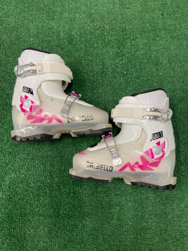 Mondo 22 & 22.5 Kid's Dalbello Gaia 2 All Mountain Ski Boots Medium Flex (Used)