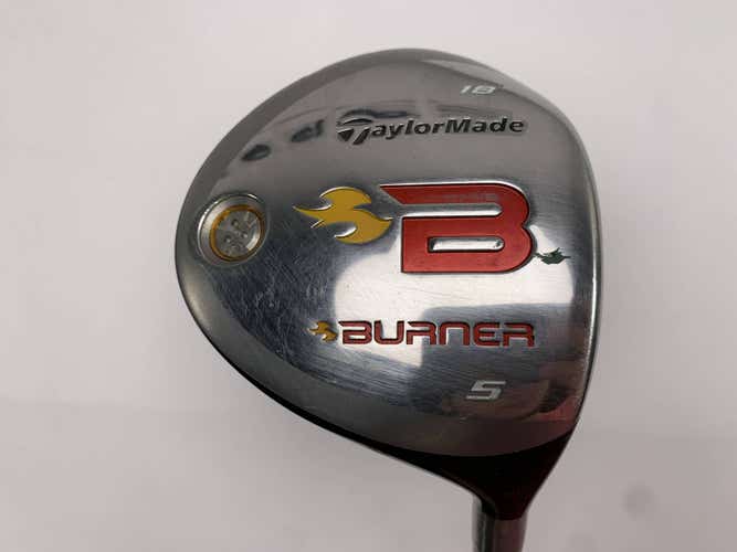 TaylorMade Burner 2008 5 Fairway Wood 18* REAX 43g Regular Graphite Mens RH