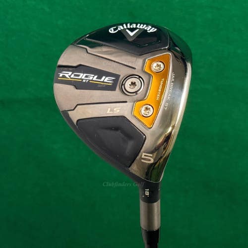TOUR ISSUE Callaway Rogue ST LS 18 "TC" Fairway Wood 5 HZRDUS Smoke TX XStiff