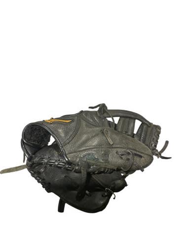 Used Mizuno BLACK BB GLOVE BB/SB Glove RH Throw Black 9" 11834-S000042716