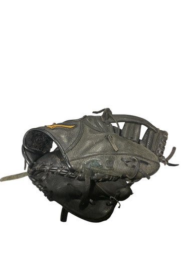 Used Mizuno BLACK BB GLOVE BB/SB Glove RH Throw Black 9" 11834-S000042716