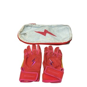 Used BB/SB Batting Gloves Red LG 11834-S000042710