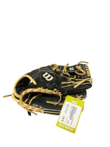Used Wilson A1000 BB/SB Glove RH Throw Black 11 3/4" 11834-S000042682