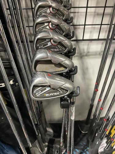 Used Taylormade 2.0 BURNER IRON SET Mens Iron Set RH 6I-GW/AW 11834-S000042672