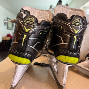 2021 Bauer Elite Hockey Goalie Skates Regular Width Size 1 (Used)