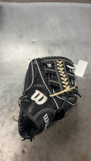 Used Wilson A2000 PRO STOCK 1810 BB/SB Glove RH Throw Black 12 3/4" 11793-S000258314